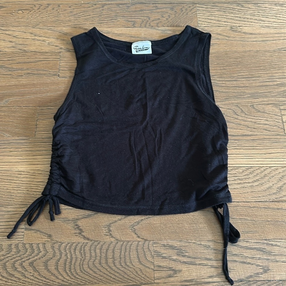 Random Hearts Girl’s Side-Tie Tank Top - Size S/M